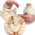 com-four® Weihnachtsdeko Engel Figur - Weihnachtsfigur stehend - Dekofigur zu Weihnachten - Weihnachtswichtel Dekoration - 60 cm [Farbauswahl variiert!] (Größe 5 - Engel rosa) - 3