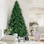 DREAMADE 270cm Klappbarer Weihnachtsbaum, Künstlicher Tannenbaum aus PVC, Kunst Christbaum für Zuhause/Outdoor, Festtagsdekoration mit Metallständer, Grün - 3