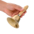 Holz Handglocke, 8cm Multifunktionshandklingel mit Holzgriff für der Kind Bildung Ausgangsdekoration - 2