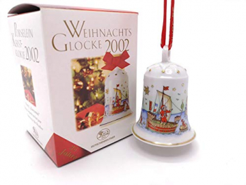 Hutschenreuther Porzellan Weihnachtsglocke 2002 in der Originalverpackung NEU 1.Wahl - 1