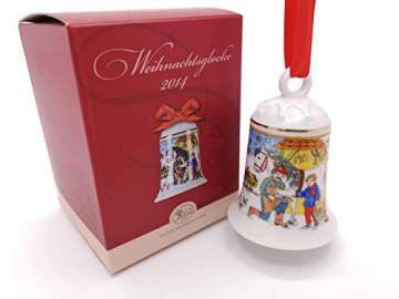 Hutschenreuther Porzellanglocke & Porzellankugel 2014 OVP - Weihnachtsglocke Weihnachtskugel - 2