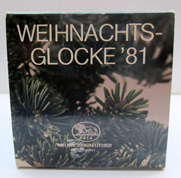 Hutschenreuther - Weihnachtsglocke 1981 - Glocke aus Porzellan - WIE NEU - OVP - 2