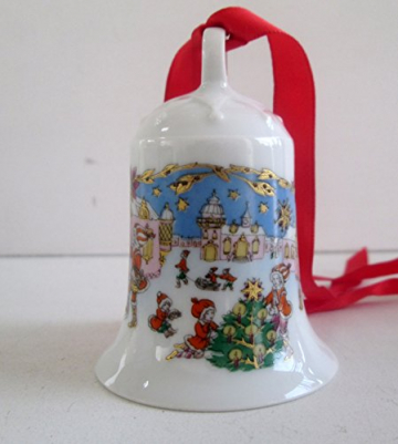 Hutschenreuther - Weihnachtsglocke 1987 - Glocke Porzellan - NEU - OVP - 1. WAHL - 2