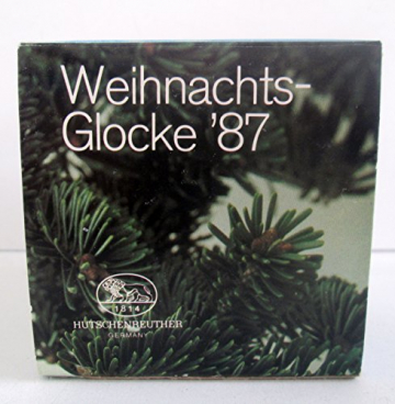 Hutschenreuther - Weihnachtsglocke 1987 - Glocke Porzellan - NEU - OVP - 1. WAHL - 4