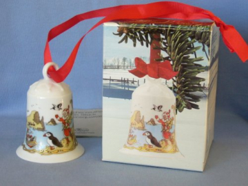 Hutschenreuther - Weihnachtsglocke 1989 - Glocke Porzellan - NEU - OVP - 1. WAHL - 1
