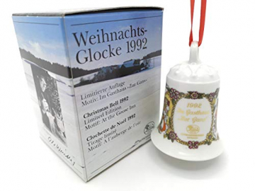 Hutschenreuther - Weihnachtsglocke 1992 - Glocke aus Porzellan - NEU - OVP - 2