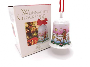 Hutschenreuther - Weihnachtsglocke 2001 - Porzellanglocke - Glocke aus Porzellan - NEU - OVP - 1. Wahl - 1