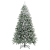 Juskys Weihnachtsbaum Talvi 210 cm hoch — Künstlicher Tannenbaum mit Kunstschnee inkl. Ständer aus Metall — Christbaum für Deko innen aus PE-Kunststoff - 1