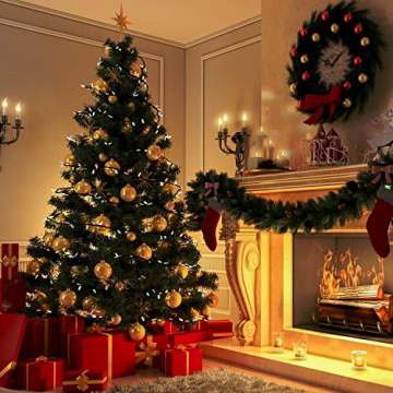KESSER® Weihnachtsbaum künstlich PE 180cm mit 780 Spitzen , Tannenbaum künstlich Edeltanne Schnellaufbau inkl. Christbaum-Ständer, Weihnachtsdeko – PE grün 1,8m Tanne Weihnachten - 6