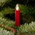 Krinner Premium Mini, kabellose LED-Mini-Christbaumkerzen, Basis-Set mit 12 Kerzen und IR-Fernbedienung, Flackermodus, Rot, Art. 75446 - 2