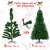 Künstlicher Weihnachtsbaum 180cm, Christbaum mit 800 Ästen aus PVC, Metallständer, flammhemmend Material, Realistisch Tannenbaum künstlich, einfache Montage für Weihnachten Dekoration - 4