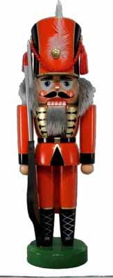 Nussknacker Soldat rot 36cm NEU Nußknacker Holz Figur Erzgebirge - 1