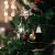 Tomaibaby Weihnachten Glocken Anhänger 5CM Handglocke Gold Türglocke Messing Gold Metall Glöckchen Basteln Weihnachtsglocken Christbaumschmuck Weihnachtsschmuck Weihnachtsbaum Deko - 3