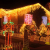 Weihnachtsbeleuchtung Außen - 10M 400 LED Eisregen Lichterkette Weihnachtsdeko mit IP44 wasserdicht & 8Modi, Lichtervorhang Aussen Innen Warmweiß - 3