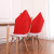 Coliang Weihnachtsmann Weihnachtsstühle Abdeckkappe Vlies Abendessen Tisch Red Hat Stuhlrückenbezüge Weihnachten Weihnachtsschmuck für Zuhause 65x50 cm (Stuhl zurück Decken) - 3