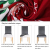 Loozykit Weihnachten Stuhlhussen 4er/6er Set Stretch Stuhlbezug Universal Moderne Xmas Festlich Stuhl Husse Dekoration Protector Strech Chair Cover für Esszimmer Party Banquet Restaurant (Rot-2, 6pcs) - 4