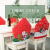 Weihnachtsmann Stuhl Abdeckung, 4 PCS Schneemann Red Hat Stuhl Zurück Abdeckungen, Stuhl Back Cover Sets Zu Weihnachten Dekorationen - 2