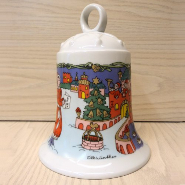 Hutschenreuther Weihnachtsglocke 21cm 1996 - 1