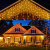 Eisregen Lichterkette Außen, 4m 240 LEDs Lichterketten Vorhang, 8 Modi Weihnachtsbeleuchtung, IP44 wasserdicht für Innen Außen Weihnachtsdeko, Schlafzimmer , Party, Balkon, Garten Deko(Warmweiß) - 1