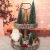 Mini Weihnachtsbaum Künstlicher, 4 Stück Mini Tannenbaum Künstlich mit Schnee-Effek, Klein Mini Christbaum 10/15/20/25 cm (Grün) - 3