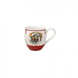 Villeroy & Boch - Annual Christmas Edition Jahresbecher 2022 14,5x10,5x10,5cm, Premium Porzellan, Sammlerstück - 1