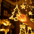 Weihnachtsdeko Lichtervorhang - 2,7M 161 LEDs 8Modi Lichterkette mit 7 Sterne 7 Weihnachtsbeleuchtung für Außen Innen - 4