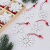 Anstore 30 Stück Christbaumschmuck Holz Schneeflocke Weihnachtsbaum Hängende Ornamente weiß Verzierung Holzscheiben (7cm) - 3