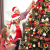 EYCLFY Strohsterne Christbaumschmuck, 52 Stück Strohsterne Schmuck Weihnachtsbaum Dekorationen, Strohengel Anhänger für Weihnachtsdeko Christmas Tree Decorations - 3
