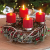 Fink Ramus/Adventskranz, Dekokranz Vern,mit Glas,D:40cm,H:23cm - 2