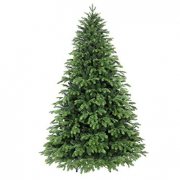 Giulia Grillo Künstlicher Weichnachtsbaum 210 cm Dicht, 2382 Zweige, Weihnachtsbaum Luxury grün mit Spitzen realistisch, PE/PVC, grün - 1