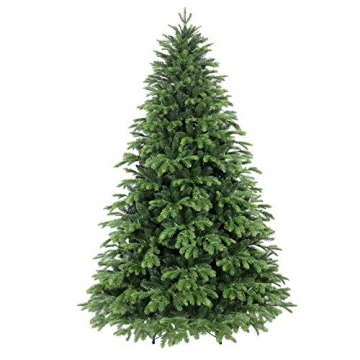 Giulia Grillo Künstlicher Weichnachtsbaum 210 cm Dicht, 2382 Zweige, Weihnachtsbaum Luxury grün mit Spitzen realistisch, PE/PVC, grün - 1