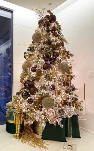 Giulia Grillo Künstlicher Weichnachtsbaum 210 cm Dicht, 2382 Zweige, Weihnachtsbaum Luxury grün mit Spitzen realistisch, PE/PVC, grün - 5