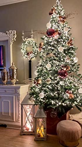 Giulia Grillo Künstlicher Weichnachtsbaum 210 cm Dicht, 2382 Zweige, Weihnachtsbaum Luxury grün mit Spitzen realistisch, PE/PVC, grün - 8