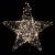 Deko Weihnachts Stern mit 120 warmweißen LEDs - 58x58 cm - Weihnachtsdeko Innen Außen zum Aufhängen - 1