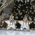 VALERY MADELYN LED Holz Weihnachtsstern mit Reißverschlussaus 27cm Silber Weiß Holzstern Stimmungbeleuchtung Fensterdeko im Winter, Warmweißen LEDs für Weihnachten Advent Weihnachtsschmuck - 2