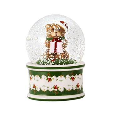 Villeroy & Boch - Christmas Toys, Schneekugel klein, Bär, 6,5 x 6,5 x 9cm, Porzellan/Glas, Mehrfarbig 14-8327-6695 - 1