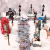 2 Stück Weihnachtsdorf Zubehör Weihnachtsstraße Straßenplattform Kopfsteinpflaster Innen Raum Dekoration (Klassischer Kopfsteinpflaster Stil) - 4
