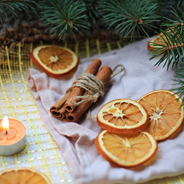 50 Stück Getrocknete Orangenscheiben Deko / Natur Dekoration Weihnachten Adventskranz / Weihnachtskranz Adventsgesteck Potpourri - 5