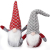 Agoer Weihnachten Deko Wichtel 30cm Hoch x 2, Schwedischen Weihnachtsmann Santa Tomte Gnom Rot grau - Schwedische Wichtel Skandinavischer Zwerg Geschenke für Festliche Ostern Weihnachten - 2