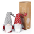 Agoer Weihnachten Deko Wichtel 30cm Hoch x 2, Schwedischen Weihnachtsmann Santa Tomte Gnom Rot grau - Schwedische Wichtel Skandinavischer Zwerg Geschenke für Festliche Ostern Weihnachten - 1