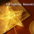 Lewondr Tischlampe, LED Sternenlampe Sternform Weihnachtsdeko Innen, Batteriebetrieb Fensterbank Lampe Metall Weihnachtsstern Schreibtischlampe für Zuhause Weihnachten Ramadan Hochzeit, Warmweiß - 2