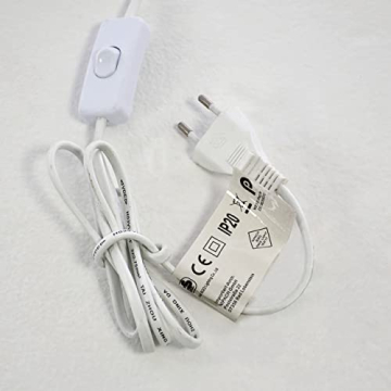 Nipach GmbH Schwibbogen aus Holz braun 10 LED - Leuchtfarbe: warm-weiß Leuchtbogen Lichterbogen Rundbogen Adventsleuchter Weihnachtsbeleuchtung Weihnachtsdeko - 3