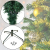 BB Sport Christbaum Weihnachtsbaum 180 cm Dunkelgrün PVC Tannenbaum Künstlich Standfuß Klappsystem - 3