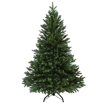 BB Sport Luxus Christbaum 240 cm Dunkelgrün künstlicher Weihnachtsbaum PE/PVC Spritzguss Mix Tannenbaum Standfuß - 1