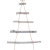 Britesta Weihnachtsdeko: 2 Deko-Holzleitern in Weihnachtsbaum-Form zum Aufhängen, 48 x 78 cm (Holzstrickleiter Weihnachtsbaum, Weihnachtsbaum Leiter Deko, Lichterketten) - 2