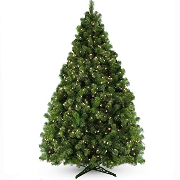 KADAX Weihnachtsbaum, Alpentanne 220, künstlicher Christbaum aus PVC-Kunststoff, Tannenbaum mit Ständer, Weihnachtsdekobaum, Kunstbaum, Baum mit 435 Zweigen (Weihnachtself 220cm) - 1
