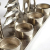 Kobolo Kerzenhalter Teelichthalter -Weihnachtsbaum+Rentiere- Metall - Silber - 33x10x18 cm - 4