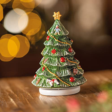 Villeroy & Boch und Boch - Nostalgic Melody, Weihnachtsbaum drehend, 11 x 11 x 16cm, Porzellan, 14-8640-6307 Bunt - 2