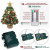 Yorbay Mini Weihnachtsbaum mit 20 warmweiß LEDs 8 Licht Modi, Tannenbaum mit Stern-Baumspitze und Deko Batterie betrieben, für Weihnachten, Advent, ca. 40cm(Mehrweg),Mit Fernbedienung - 2