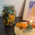 52 Stücks Weihnachtsdeko Adventskranz Set, Mix Weihnachten Bastelset Kreative Moos Deko mit Natur Eichel, Birke Stern, Orangenscheibe, Mini-Zeder, Zimt, Anis, Eichel, Dunkelgrünes Moos - 4